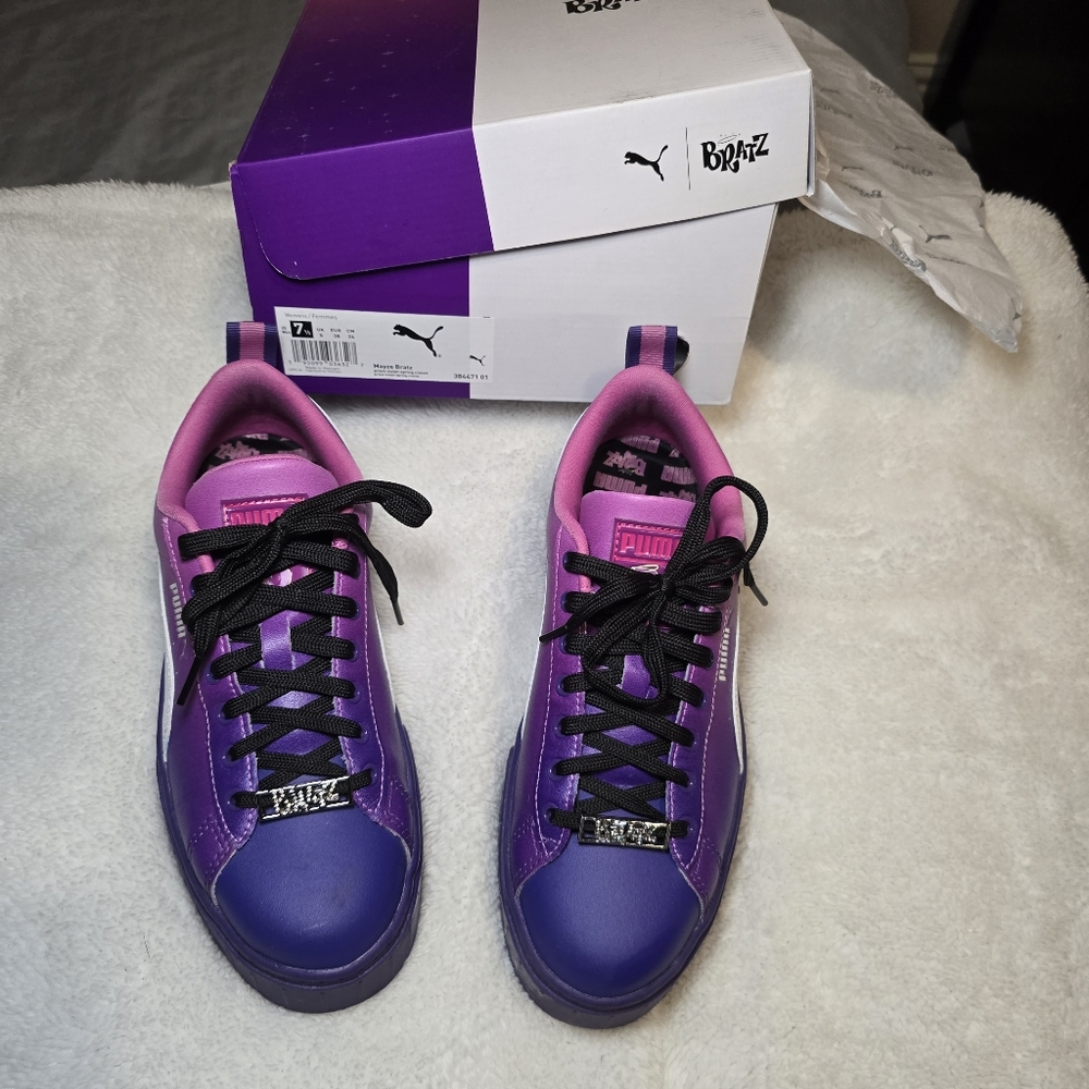 Puma x Bratz Sneakers Purple Pink Women’s Size 7 w/ Box